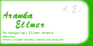 aranka ellmer business card